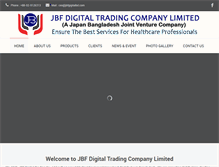 Tablet Screenshot of jbfdigitalbd.com